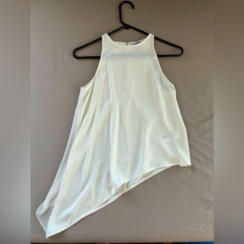 H&M sheer silk-like sleeveless flowy summer top